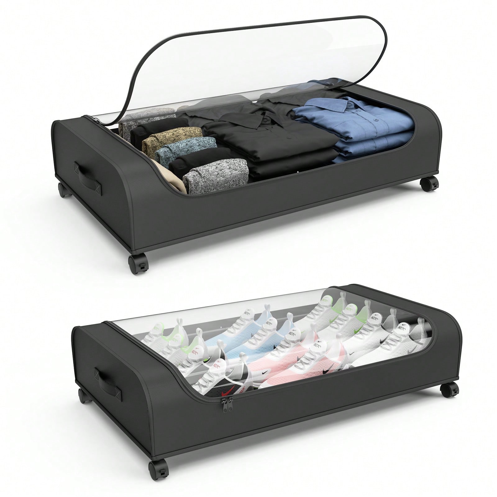 Metal Photo Panel - Organizer do przechowywania pod łóżkiem z