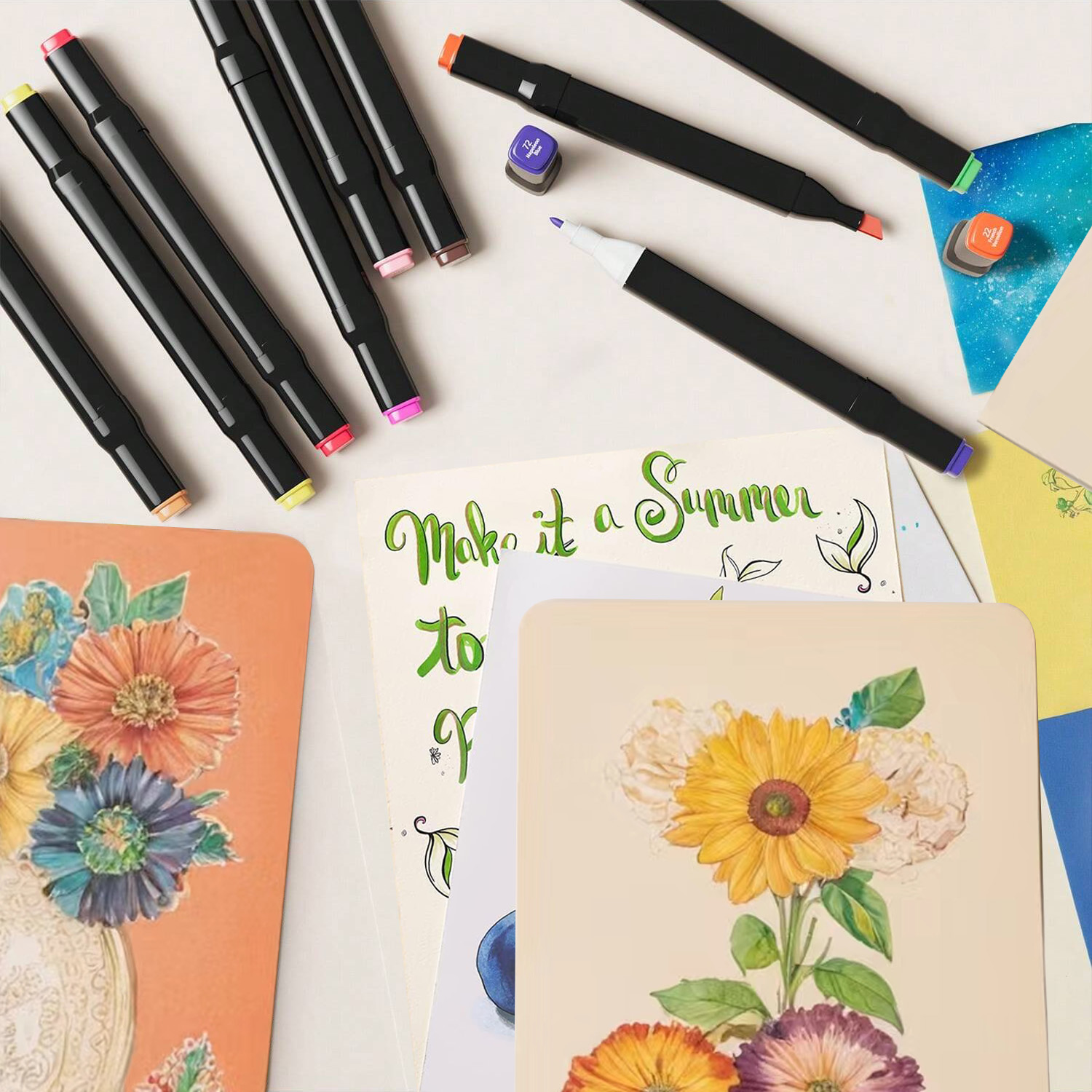 Markery alkoholowe dwustronne  – Copic Marker Sketch recenzja i cena